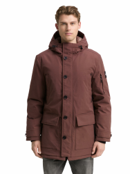 TOM TAILOR Herren Parka aus wasserabweisendem Material XXL 38833 - Bag Brown Angebot bei HelloDeals