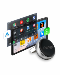 CarlinKit MINI-Ultra 3 Wireless Adater – Konvertiert kabelgebundenes CarPlay/Android Auto in kabellos, Plug-and-Play, USB/Typ-C, OTA-Upgrade Angebot bei HelloDeals