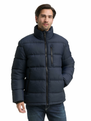 TOM TAILOR Herren 1046974 Puffer-Jacke aus wasserabweisendem Material XL 10668 - Sky Captain Blue Angebot bei HelloDeals
