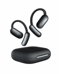 soundcore AeroFit 2 AI Assistant von Anker, Open-Ear-Kopfhörer, druckfreier Sitz, doppelt so kräftiger Bass, Echtzeit-Übersetzung, Hi-Res, 35 Stunden Wiedergabezeit, IP55 Mit KI-Assistent Schwarz Angebot bei HelloDeals