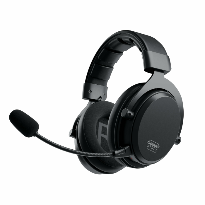 Cherry XTRFY H3 Wireless, Kabelloses Gaming-Headset, Esports-Optimierter Sound, Zum Spielen, Streamen & Musikhören, Abnehmbares Mikro, Bequeme Passform, Schwarz Angebot bei HelloDeals