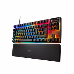 SteelSeries Apex Pro TKL Gen 3 - HyperMagnetic Gaming Tastatur - OmniPoint 3.0 Switches - Anpassbares Ansprechverhalten - Rapid Trigger - Rapid Tap/SOCD - OLED - PBT-Keycaps - USB-C - DE Layout QWERTZ Kabelgebunden Schwarz (Gen 3) Deutsches QWERTZ Angebot bei HelloDeals