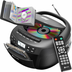 KLIM CD Player mit Kassette und Etui, Kassettenrekorder, Radio mit Netz- und Batteriebetrieb Angebot bei HelloDeals