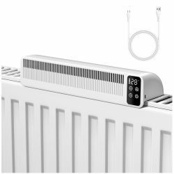 Heizkörper Ventilator Heizungslüfter, Lüfter für Heizkörper Verbesserung der Wärmeverteilung, Energieeinsparung 2 Modi Heizungsventilator (1 Stück, Weiß) Angebot bei HelloDeals