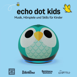 Echo Dot Kids (Neueste Generation) | Smarter WLAN- und Bluetooth-Lautsprecher mit Alexa | 1 Jahr Amazon Kids+ inklusive | Eulen-Design Eulen Nur Gerät Angebot bei HelloDeals