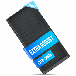 DECOBELLA Schuhabtropfschale | Schuhtablett Grau | Schuhablage, für Ihre schmutzigen Schuhe Abtropfschale | 70x35x3 cm Schuhwanne, Plastikwanne Flach 70 x 35 x 3 cm Angebot bei HelloDeals