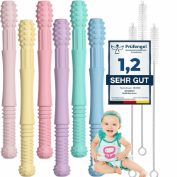 Silikon Sinnes Spielzeug Weiches Greifspielzeug in Morandi Farben Sensorisches Lernspielzeug zur Förderung von Motorik und Farbwahrnehmung Angebot bei HelloDeals