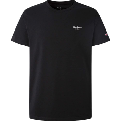 Pepe Jeans Original Basic 3 Men's T-Shirt Slim Fit L Black (Black) Angebot bei HelloDeals