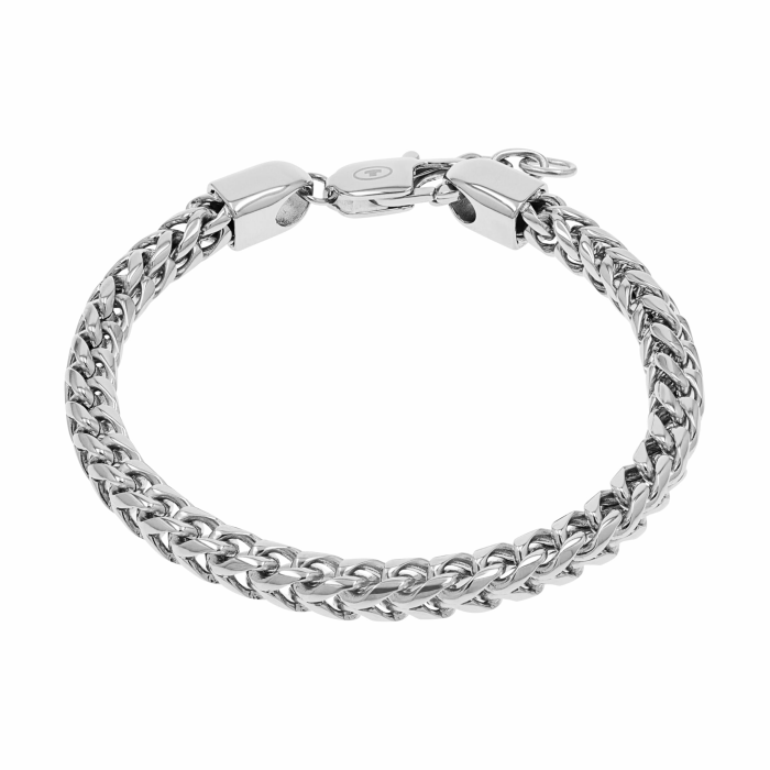 Tom Tailor Armband für Herren, Edelstahl, 20+2 cm, silber, Geschenkidee, Armschmuck, Herrenschmuck, 2100688 Angebot bei HelloDeals