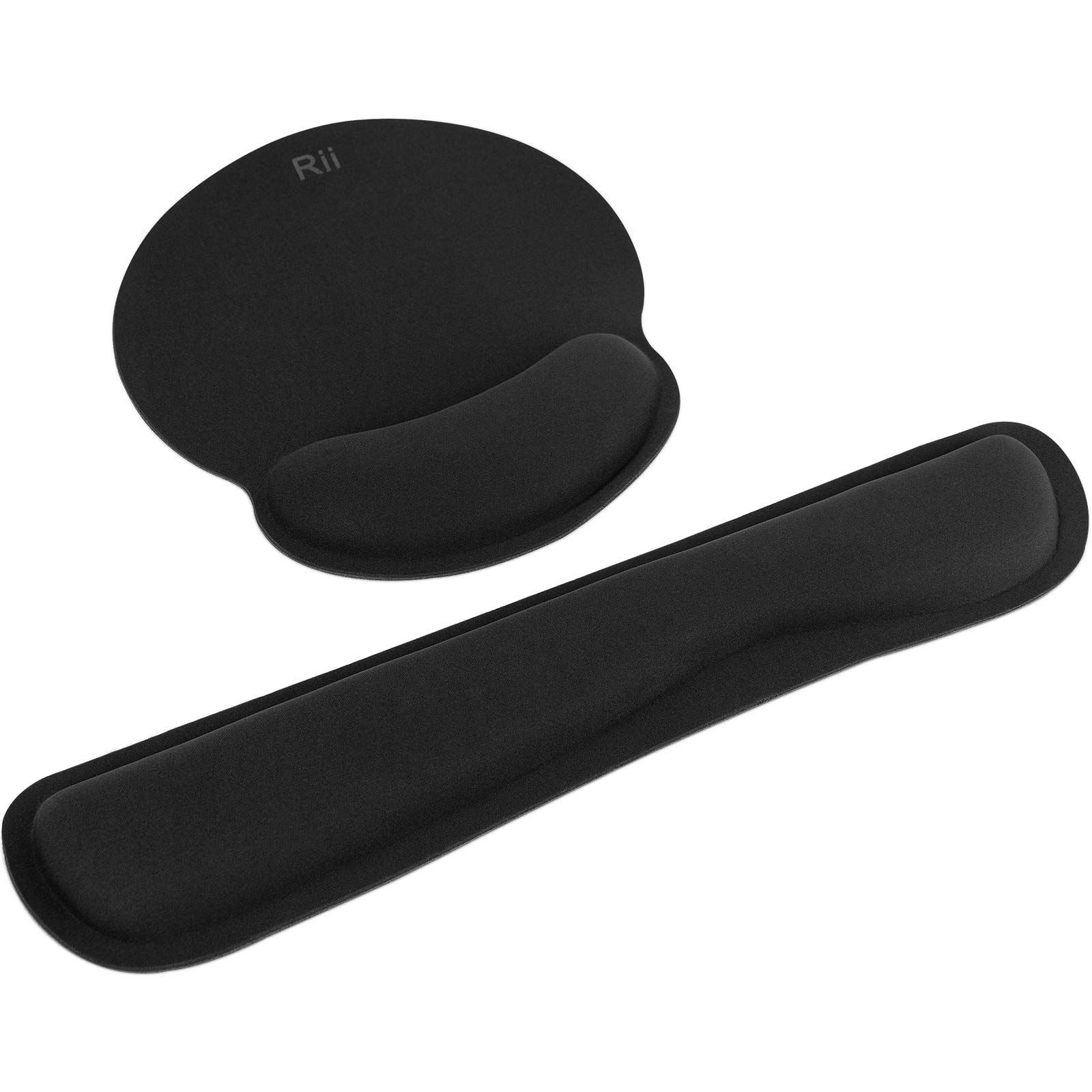 mafiti Mauspad-Handballenauflage, Mouse pad & Tastatur Handgelenkstütze Set, Ergonomisch Mauspad für Tastatur und Maus mit Memory-Schaum, rutschfeste, langlebig für Computer-Laptop-Büroarbeiten Angebot bei HelloDeals