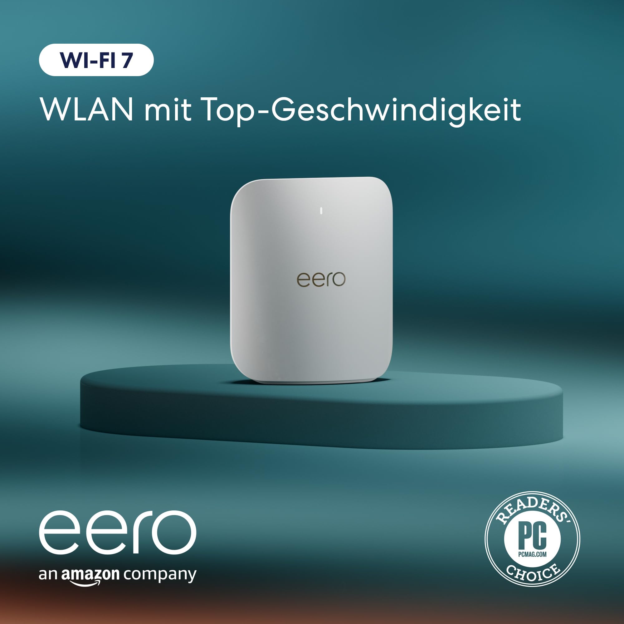 Amazon eero Pro 7 Mesh-WLAN-Router (neueste Version) | Unterstützt Internet-Geschwindigkeiten von bis zu 5 Gbit/s | WLAN-Abdeckung bis zu 190 m² | Einzelpack Router 1 Einzelpack (bis zu 190 m²) Angebot bei HelloDeals