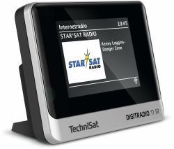 TechniSat DIGITRADIO 11 IR - DAB+ und Internetradio Adapter (WLAN, Farb-Display, Bluetooth, Fernbedienung, Wecker, ohne Lautsprecher, optimal zur Aufrüstung bestehender HiFi-Anlagen) schwarz/Silber 3,5" Display Angebot bei HelloDeals
