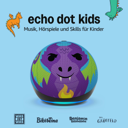 Echo Dot Kids (Neueste Generation) | Smarter WLAN- und Bluetooth-Lautsprecher mit Alexa | 1 Jahr Amazon Kids+ inklusive | Drachen-Design Drachen Nur Gerät Angebot bei HelloDeals