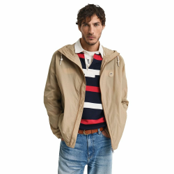 GANT Herren Lightweight Packable Windbreaker Jacke L DARK KHAKI Angebot bei HelloDeals