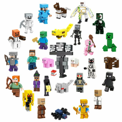 29 Stück Mini Figuren Adventskalender Miner Gamer Figure Set Tortendeko Figuren Weihnachts-Countdown Videospiel Figur Miner Gamer Bausteine Toys Geschenk für Kinder Junge Mädchen und Spielfans 2-7cm Angebot bei HelloDeals