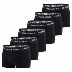 JACK & JONES Boxershorts Herren 6er Pack Basic Trunks Boxer Stretch Unterhosen Unterwäsche Retroshorts Set Baumwolle Schwarz Rot Grün Blau Grau S M L XL XXL 3XL 4XL 5XL 6XL 7XL 8XL XXL Pack 6 Angebot bei HelloDeals