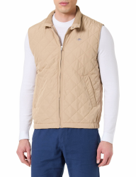 GANT Herren Quilted Windcheater Vest Weste (1er Pack) S DARK KHAKI Angebot bei HelloDeals