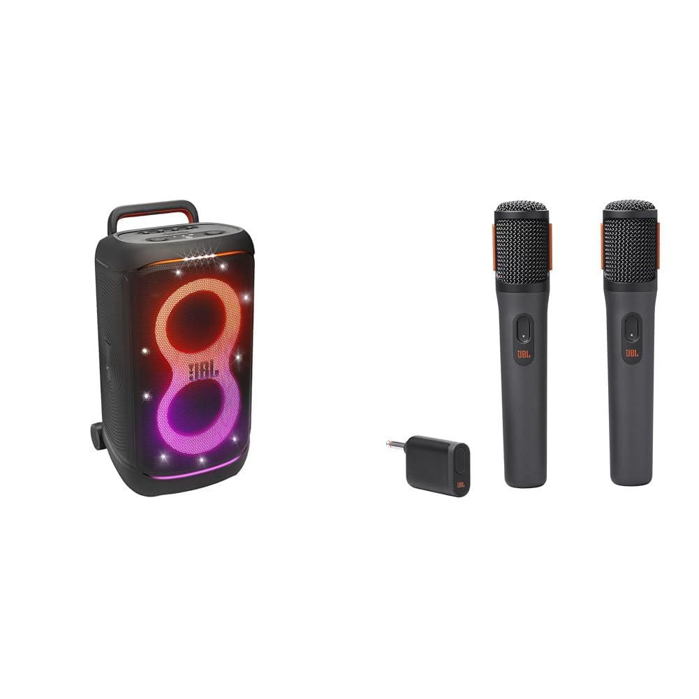 JBL PartyBox 520 kabelloser Bluetooth-Lautsprecher und PartyBox Wireless Mic Bundle Angebot bei HelloDeals