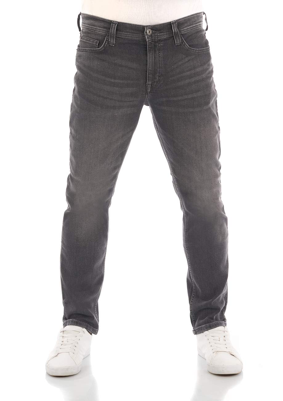 MUSTANG Jeans Herren Stretch Slim Fit Vegas Jeanshose Hose Denim Schwarz Grau Blau 30 31 32 33 34 36 38 40 42 44 42W / 32L Denim Black (4000-783) Angebot bei HelloDeals