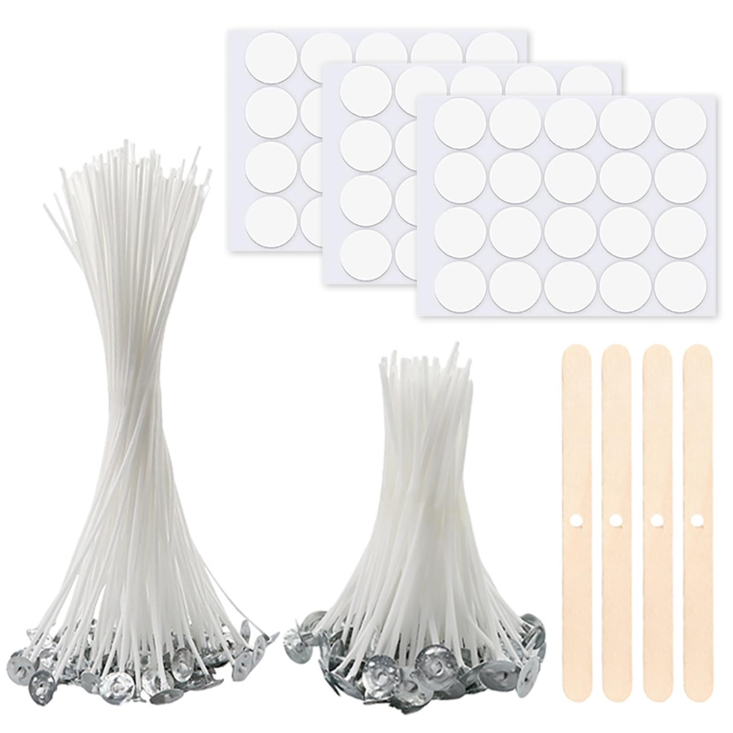 Kerzendocht Set, 50 Stück Kerzendochte für Kerzen, Rauchfrei Kerzendocht, Kerzen Selber Machen Set,für die Kerzenherstellung Candle DIY (10cm/20cm) 50 Pcs Angebot bei HelloDeals