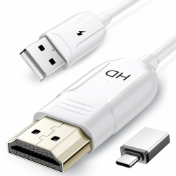 Wireless HDMI Adapter, Wireless Miracast Display Adapter mit Screen Mirror für TV von iPhone/i-Pad/Mac OS Laptop,Tablet auf PC/HDTV/Monitor/Projektor, mit iOS,Android,Windows,Mac OS, Airplay,Miracast Angebot bei HelloDeals