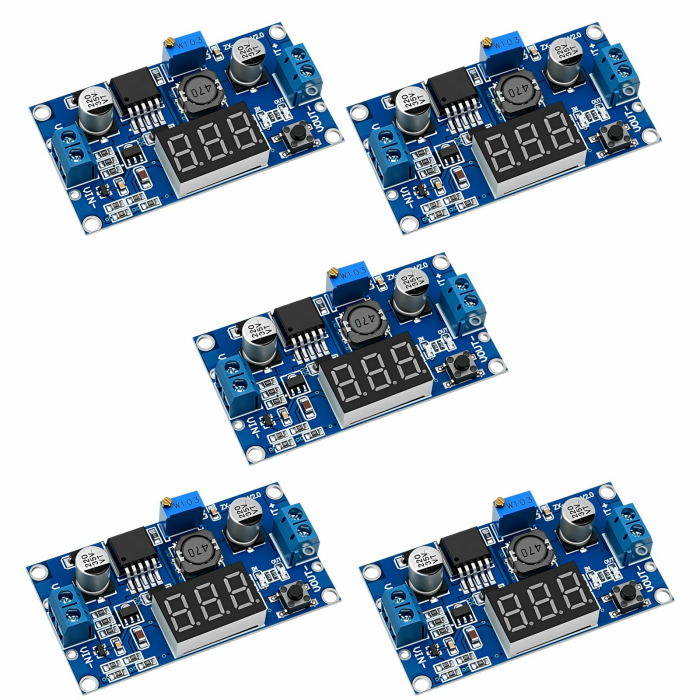 DC-DC Buck Voltage Converter Power Module AYWHP 5 Stück Einstellbares Step Down Modul 36V 24V 12V bis 5V 2A Netzteilmodul mit LED Anzeige Angebot bei HelloDeals