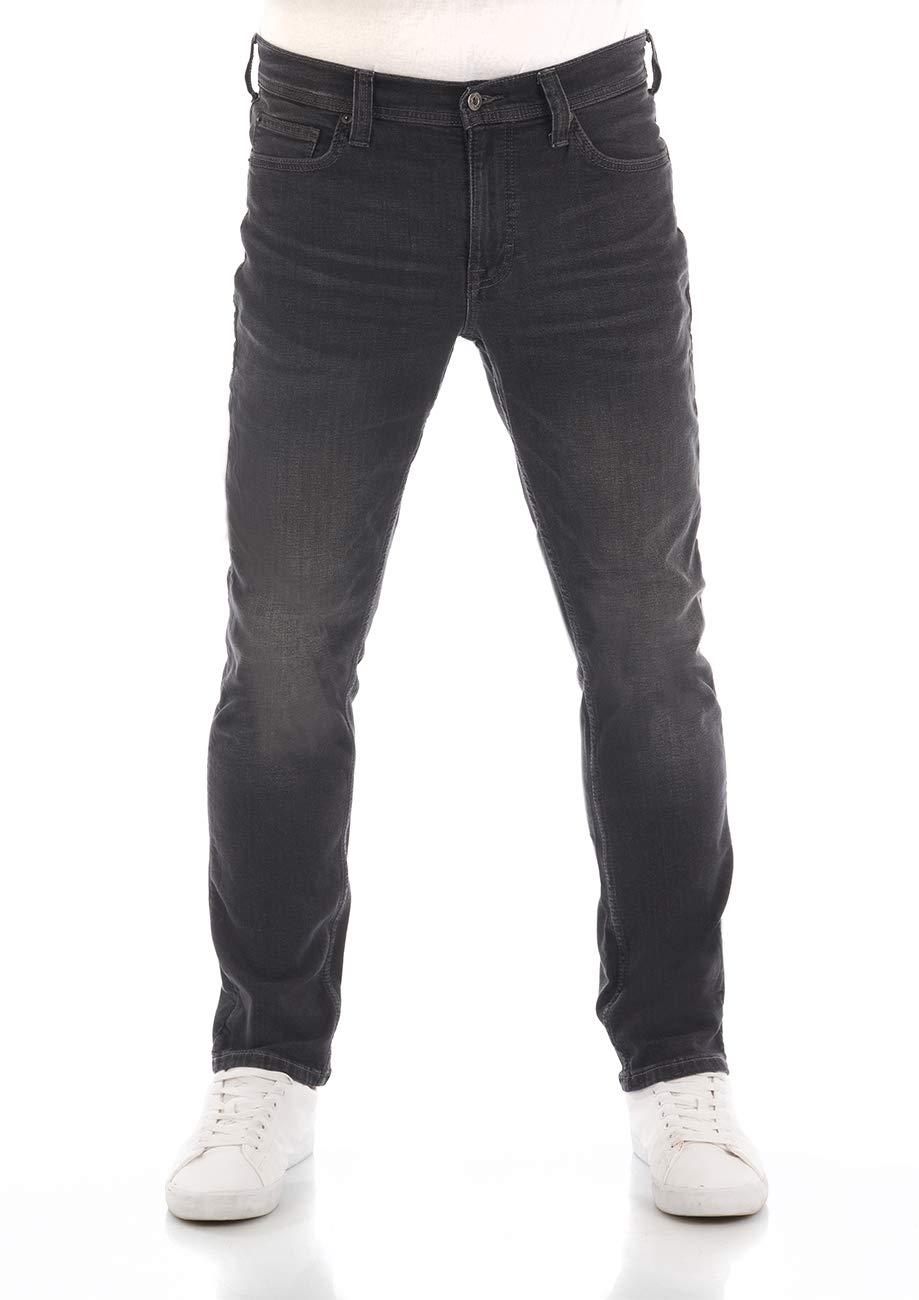 MUSTANG Jeans Herren Stretch Slim Fit Vegas Jeanshose Hose Denim Schwarz Grau Blau 30 31 32 33 34 36 38 40 42 44 38W / 34L Denim Black (4000-883) Angebot bei HelloDeals