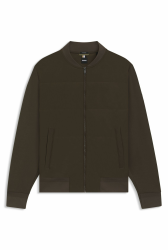 BOSS Herren H-Skiles 100 Sweatjacke mit Reißverschluss und gepolsterter Vorderseite M Grün342 Angebot bei HelloDeals