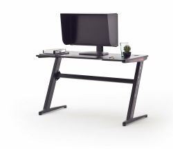 Gaming Tisch mit LED Beleuchtung RGB Gaming Schreibtisch MDF Carbon Look, Basic 5 Angebot bei HelloDeals