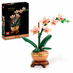 LEGO Botanicals Mini-Orchidee - Set mit Kunstblumen für Erwachsene - Zimmerpflanze mit Blumentopf im Terrakotta-Stil - DIY Geschenkidee zum Valentinstag - 10343 Mini Orchid 10343 Angebot bei HelloDeals