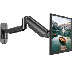 HUANUO Monitor Wandhalterung für 17-32 Zoll LED/LCD/TV Bildschirm, Monitor Halterung Wand, Monitor Arm Wall Mount mit 360° Drehbar Arm, VESA 75mm 100mm Gaming Angebot bei HelloDeals