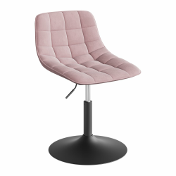 WOLTU Schminktisch Stuhl Hocker für Schminktisch, Schlafzimmer & Esszimmer - Höhenverstellbar, 360° Drehbar mit Rückenlehne, aus Bequemer Samt, Rosa, BH300rs-1 Rosa Samt Angebot bei HelloDeals