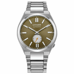 Citizen Herren Analog Automatik Uhr Braun Angebot bei HelloDeals