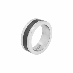 TOM TAILOR Ring für Herren, Edelstahl, 8 mm, Bicolor, Geschenkidee, Herrenschmuck, Ringe 66/21 Angebot bei HelloDeals