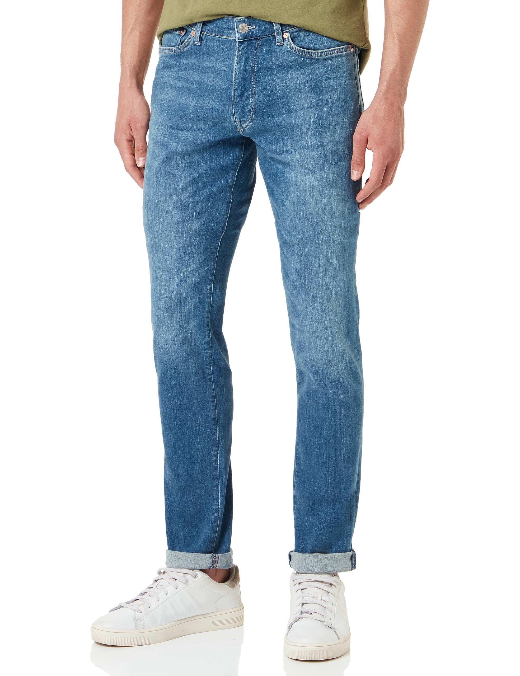 GANT Men's Extra Slim Active Recover Jeans 34W / 30L Mid Blue Broken in Angebot bei HelloDeals