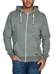 riverso Sweatjacke Herren mit Kapuze Reißverschluss Regular Fit RIVThilo Kapuzenjacke Grau Braun Grün Rot Blau Schwarz Beige S M L XL XXL 3XL 4XL 5XL 5XL Grey Melange Standard 2 (23300) Angebot bei HelloDeals