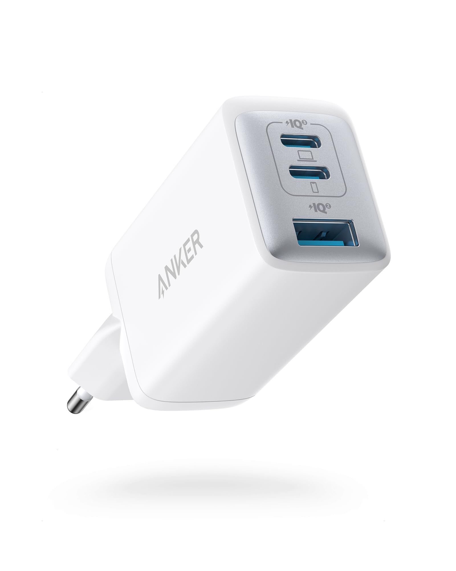 Anker Nano 65W USB C Ladegerät, 3-Port PPS Schnellladegerät, iPad Ladegerät, Kompaktes Netzteil für MacBook Pro, iPad Pro, Galaxy S20, Dell XPS 13, Note 20, iPhone 17/16/15 Series,Pixel Weiß Angebot bei HelloDeals