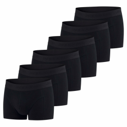 JACK & JONES Boxershorts Herren 6er Pack Basic Trunks Boxer Stretch Unterhosen Unterwäsche Retroshorts Set Baumwolle Schwarz Rot Grün Blau Grau S M L XL XXL 3XL 4XL 5XL 6XL 7XL 8XL XXL Pack 1 Angebot bei HelloDeals