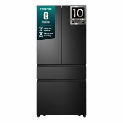 Hisense RF540N4SBF2 French Door Kühl-Gefrierkombination/ NoFrostPlus/ Inverter-Kompressor/ Multiflow 360°/ SuperCool/ 181,7 cm/ Kühlteil 302 l/ Gefrierteil 178 l/ 40 dB/ 310 kWh/ Jahr/ Schwarz 80 x 182cm Schwarz Angebot bei HelloDeals