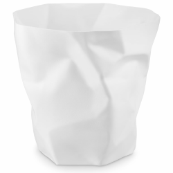 Essey Design Papierkorb Bin Bin 14L – Mülleimer aus Kunststoff, weiß, ohne Deckel, Büro Papierkorb für Arbeitszimmer, Wohnzimmer & Homeoffice Classic weiß Angebot bei HelloDeals