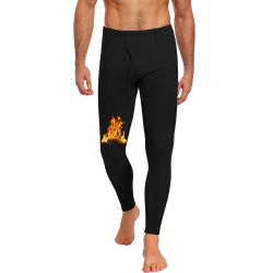 Thermo Unterhosen Herren Lange Thermohose Männer Warm Thermounterwäsche Fleece Skiunterwäsche Funktionsunterwäsche für Winter Gefüttert Hose A-schwarz XL Angebot bei HelloDeals