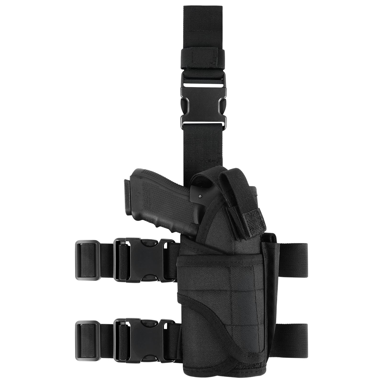 flintronic Taktisch Beinholster, Einstellbare Tactical Holster Tasche für Jagd, Militärspiele, Paintball, Training oder Cosplay Angebot bei HelloDeals