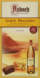 RCP Asbach Pralinen Zarte Fläschchen mit Kruste – 1 x 125 g – Zartbitter-Schokolade mit Asbach Füllung Angebot bei HelloDeals