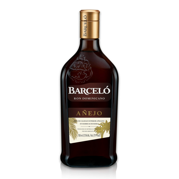 Ron Barceló Añejo Rum (1x0,7l) 37,5% vol - Feine Komposition außergewöhnlicher brauner Rumsorten, mit Aromen von Toffee, grüner Banane und weißem Pfeffer Angebot bei HelloDeals