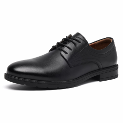 SHULOOK Anzugschuhe Oxford Schuhe Herren Classic Business Derby Schuhe Herren Comfort Schnürhalbschuhe 43 EU Schwarz Angebot bei HelloDeals