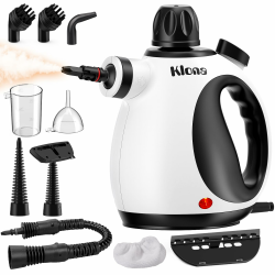 KLONA Handdampfreiniger, Dampfreiniger für Zuhause, Mehrzweck-Dampfreiniger mit 10 Zubehörteilen für Teppiche, Vorhänge, Sofas, Küche, Badezimmer und mehr. Large Angebot bei HelloDeals