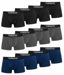 12er Pack Boxershorts Herren Baumwolle Unterhosen Männer Unterwäsche Retroshorts - Atmungsaktive (Gr. S - 4XL) M Mehrfarbig 01 Angebot bei HelloDeals