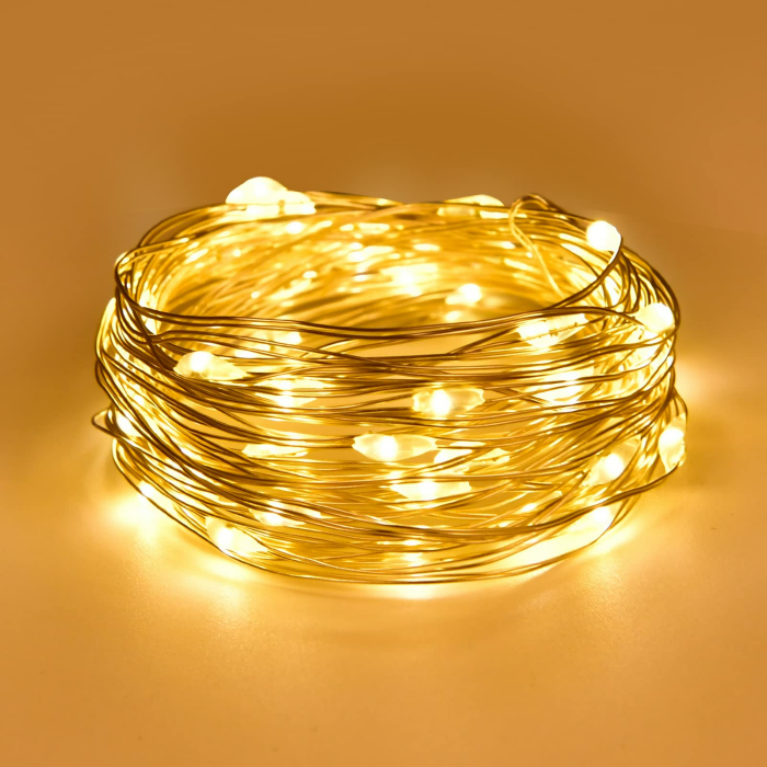 Lichterkette Batterie, 2m 20 LED Warmweiß Innen Lichterketten mit Batterie für Weihnachten, Schlafzimmer, Party, Hochzeit Warmweiß 2m Angebot bei HelloDeals