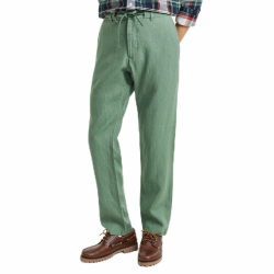 GANT Herren Relaxed Linen Ds Pants Lässige Hose 4XL Kalamata Green Angebot bei HelloDeals