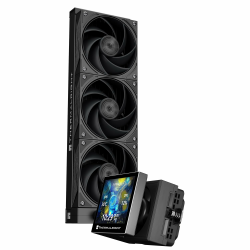 TR Stream Vision 360 Schwarz Aio CPU Kühler, 360 mm Radiator, 3,5 Zoll IPS Farb-LCD mit integriertem 60 mm Lüfter, Auflösung 640 x 480, magnetischer Kühlkopf-AM4/AM5-LGA1851/1700 Angebot bei HelloDeals